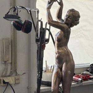 Bronzeguss in Bearbeitung